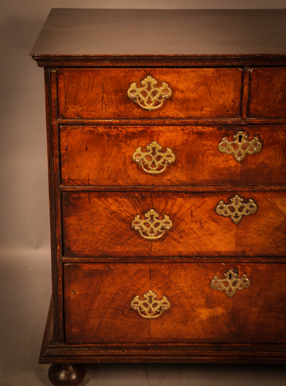 A Georgian Chest of Drawers in Walnut c 1730 View V