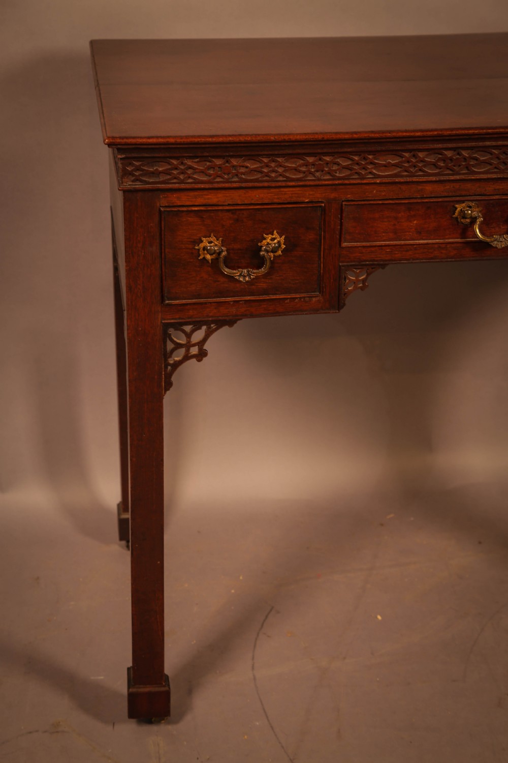 A Fine and Rare Chippendale Period Side Table  View IV