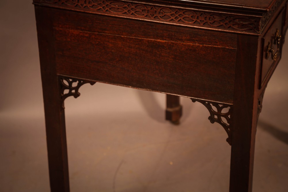 A Fine and Rare Chippendale Period Side Table  View VII