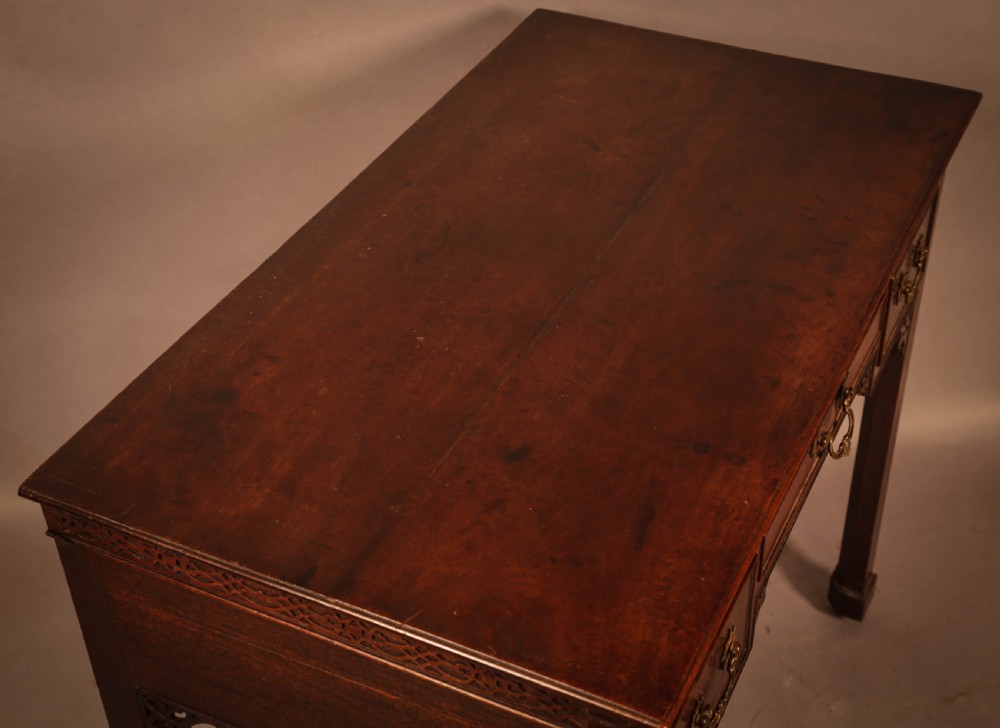 A Fine and Rare Chippendale Period Side Table  View VIII