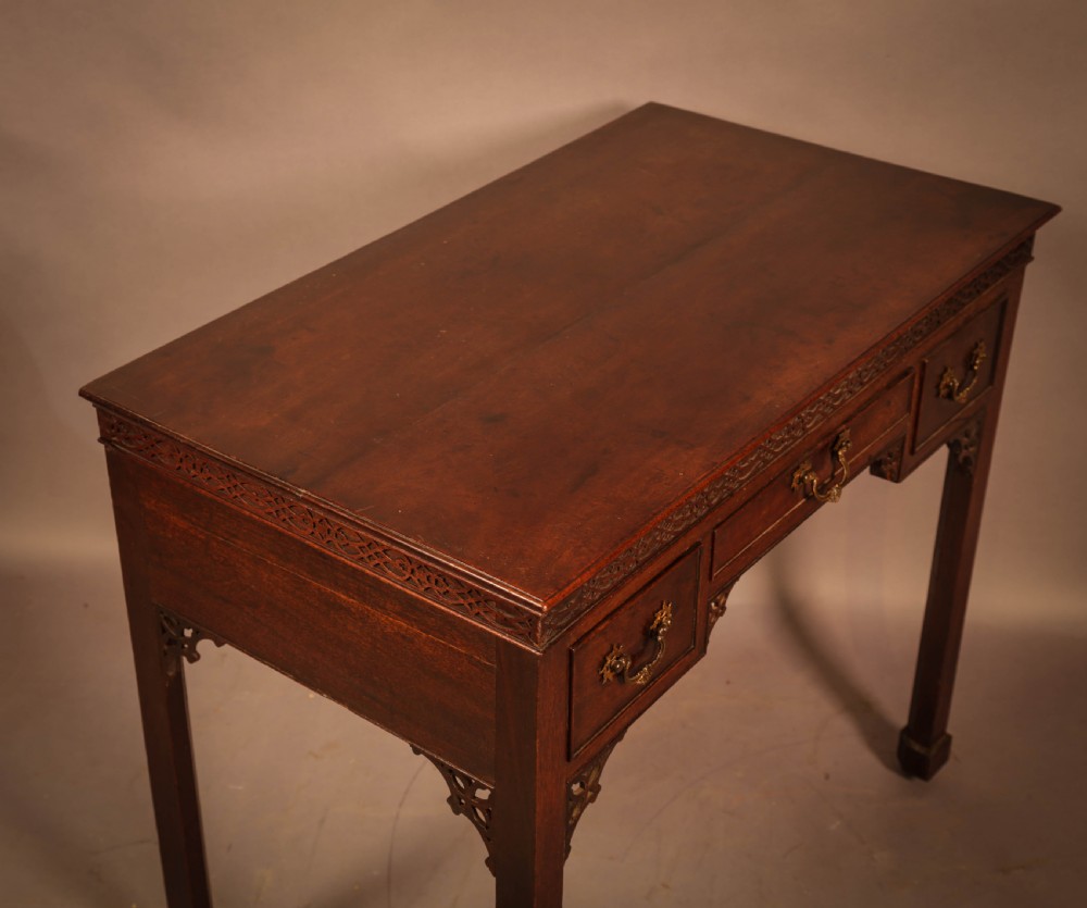 A Fine and Rare Chippendale Period Side Table  View IX