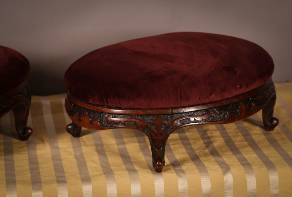 A Good pair of Victorian Foot Stools View III
