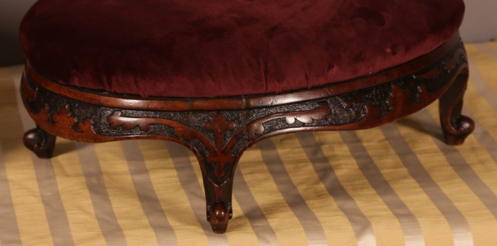 A Good pair of Victorian Foot Stools View IV