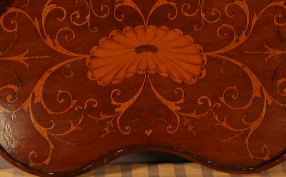 An Inlaid Mahogany Tray Victorian View III