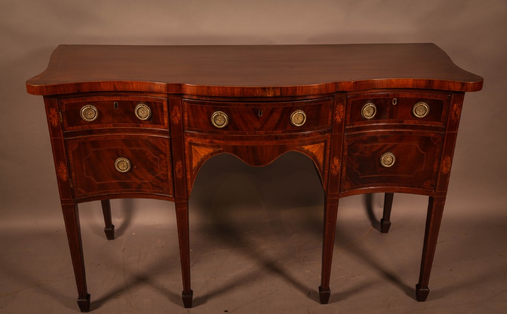 A Georgian Mahogany Inlaid Sideboard c1790