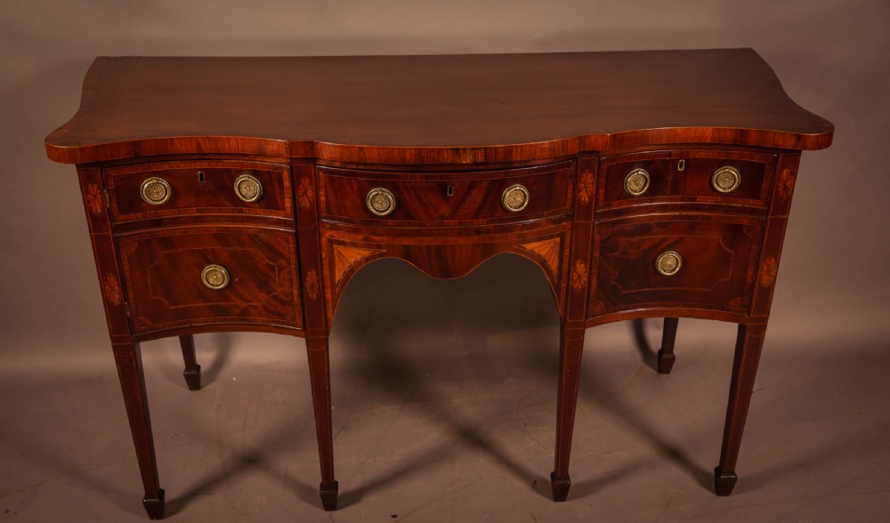 A Georgian Mahogany Inlaid Sideboard c1790 View III