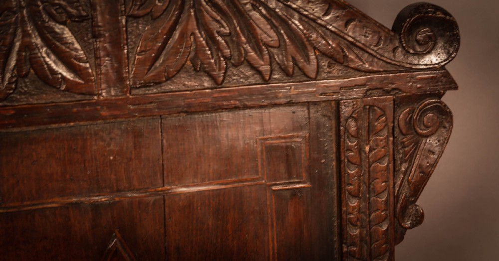A Very Rare Masonic wainscot Chair 17th century View XI