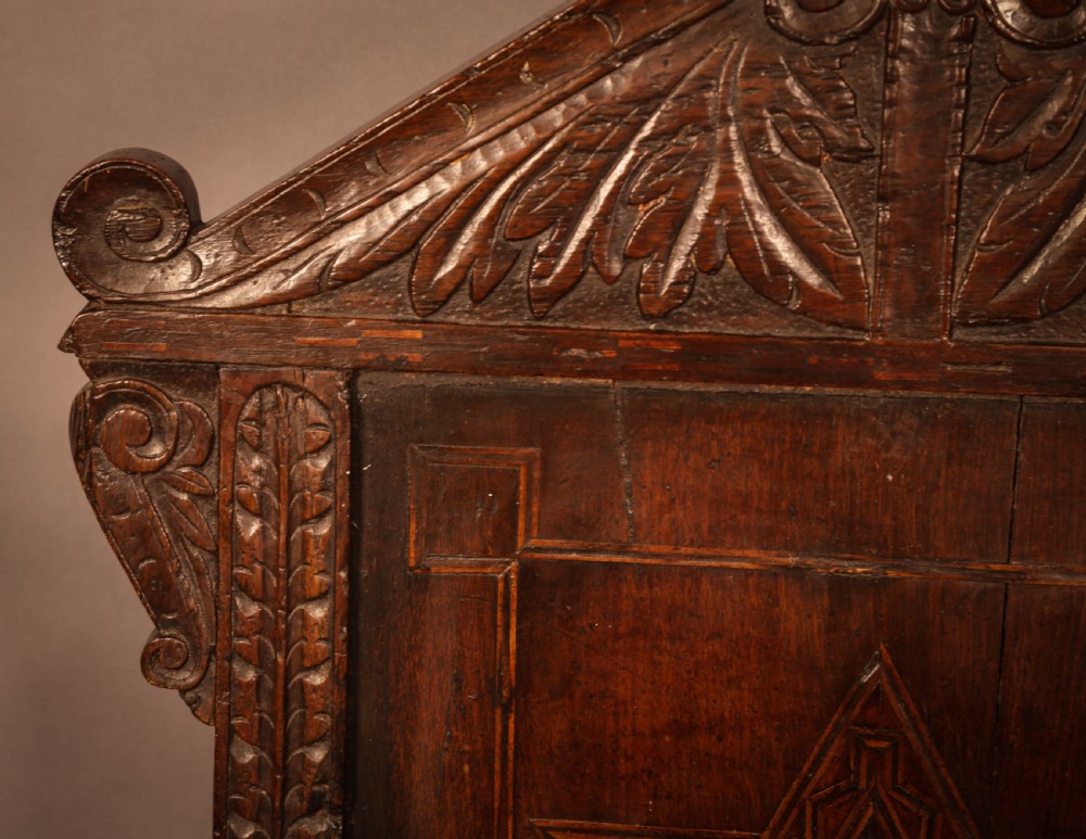 A Very Rare Masonic wainscot Chair 17th century View XII