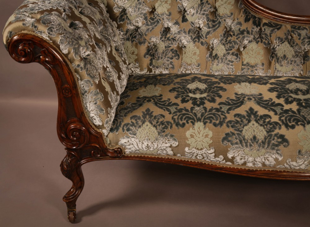 A Good Mid 19th century Chaise Lounge View II