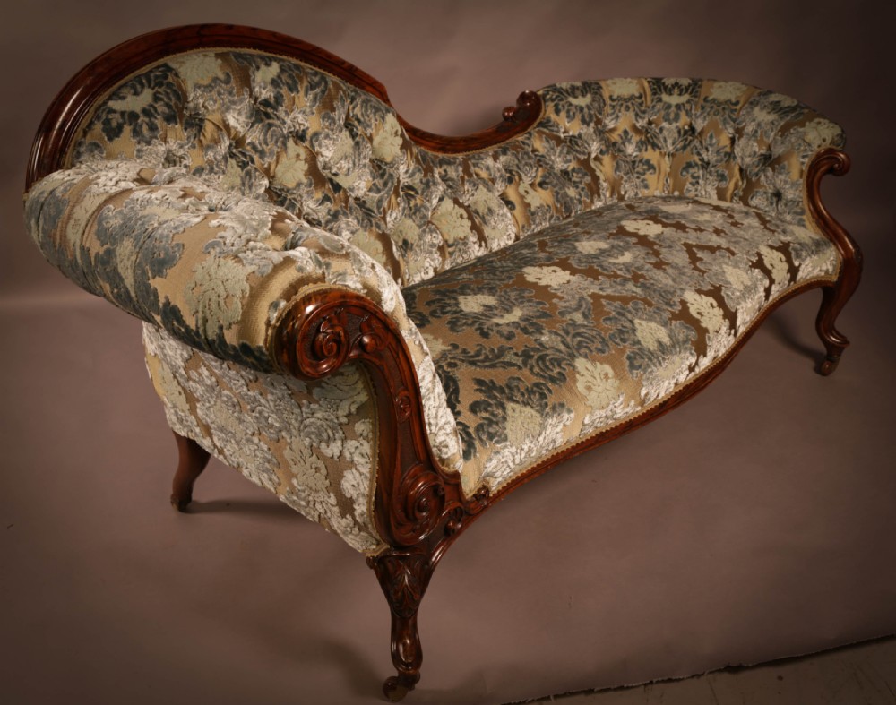 A Good Mid 19th century Chaise Lounge View VI