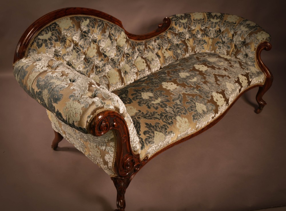 A Good Mid 19th century Chaise Lounge View VII