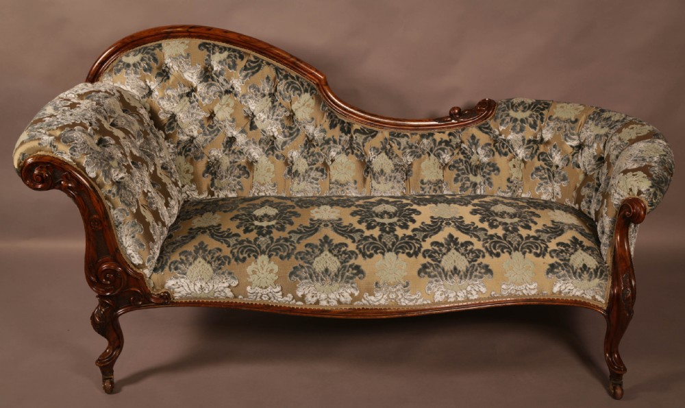 A Good Mid 19th century Chaise Lounge View X