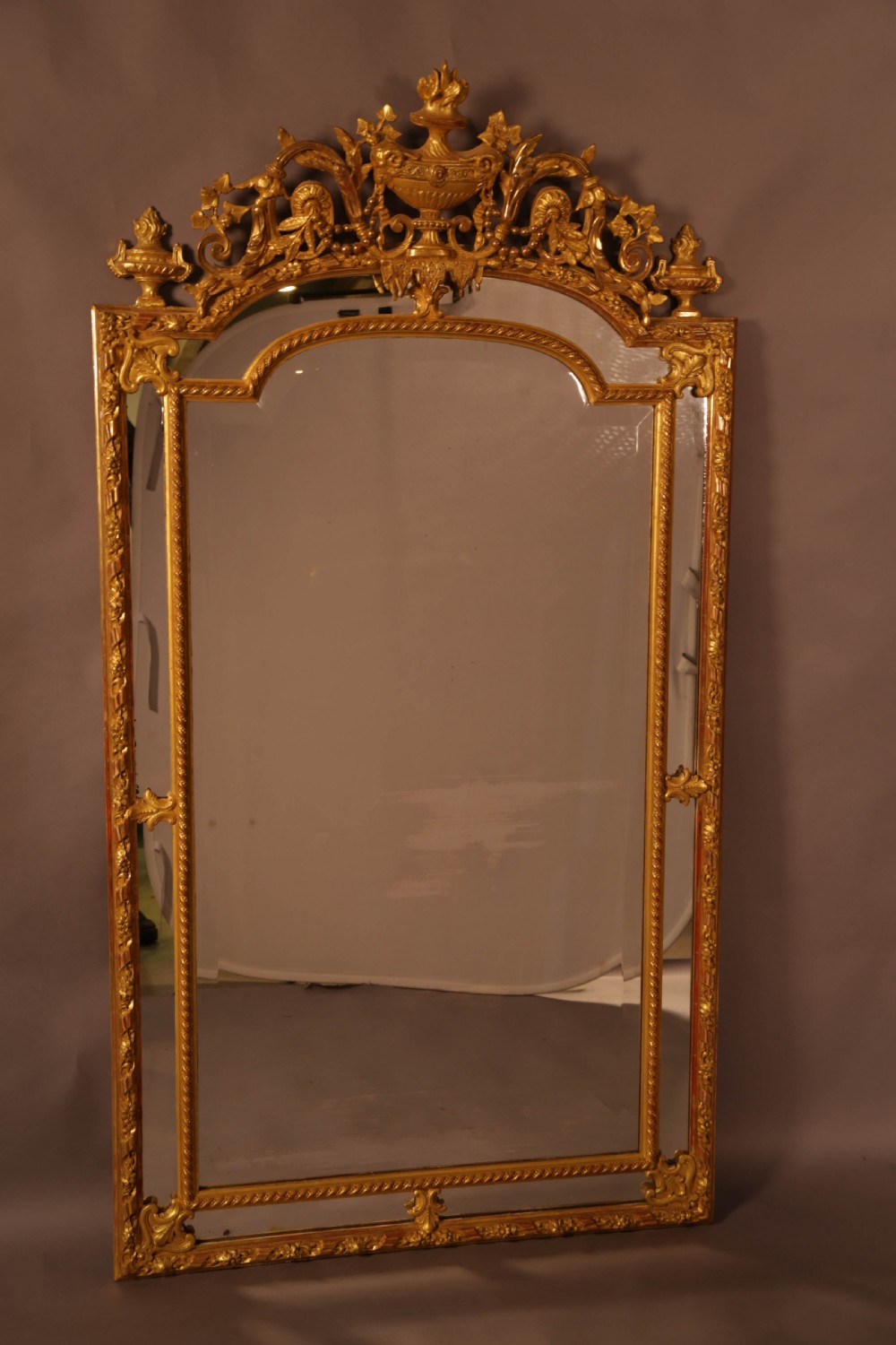 A Good Victorian Pier Mirror