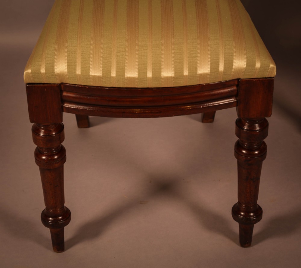 A Set of 12 Victorian Balloon Back Dining Chairs c 1860 View X