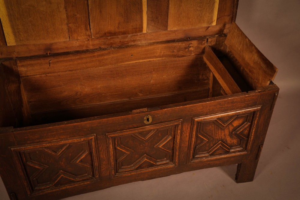 A 17th century 3 panel coffer View VII