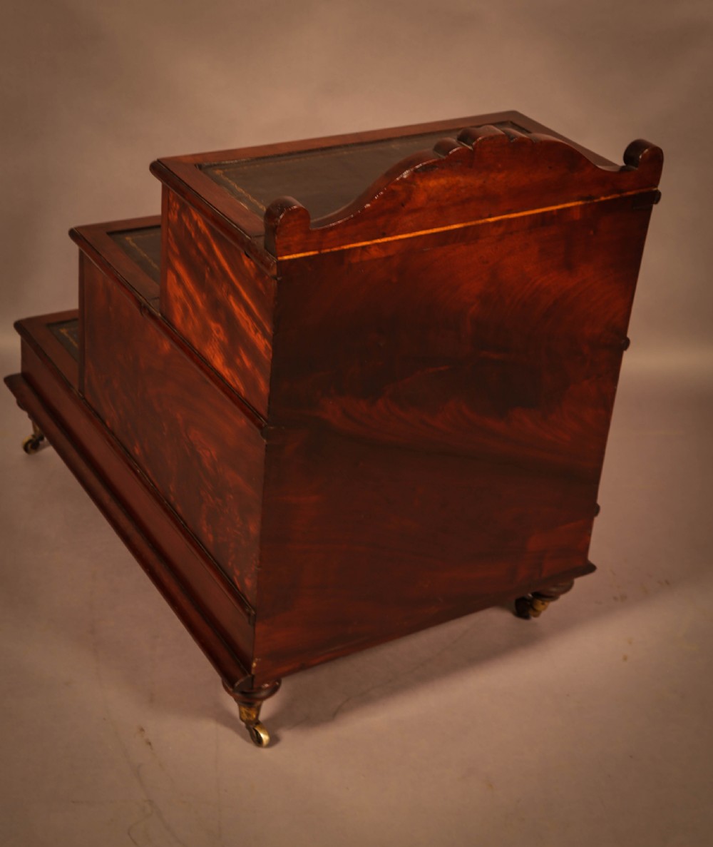 A William IV set of Library Steps in Mahogany View IX