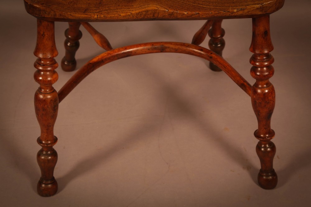 A Superb Yew Wood Low Back Windsor Chairs Allsop View X