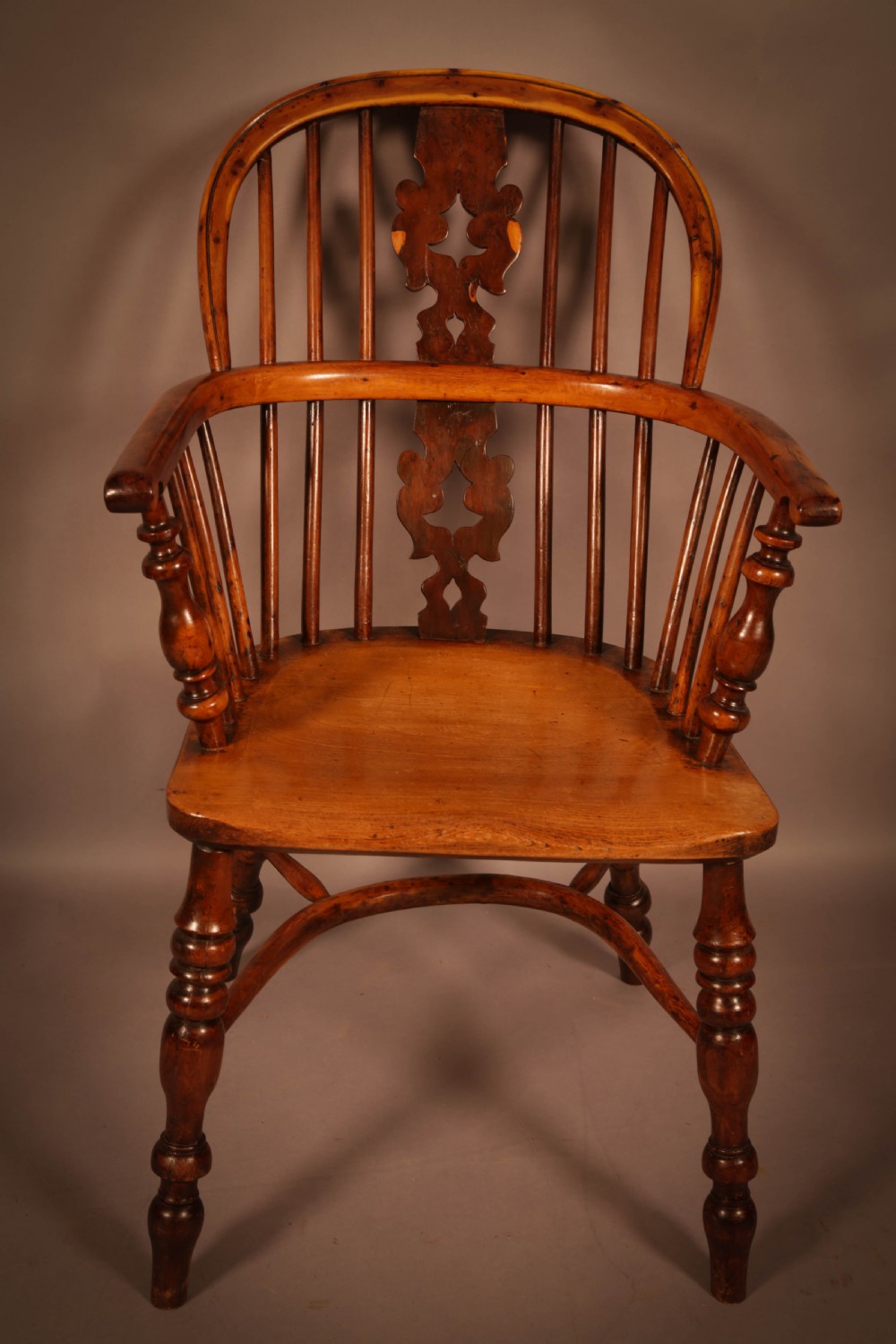 A Yew Wood Windsor Chair, Best Model by Allsop Worksop