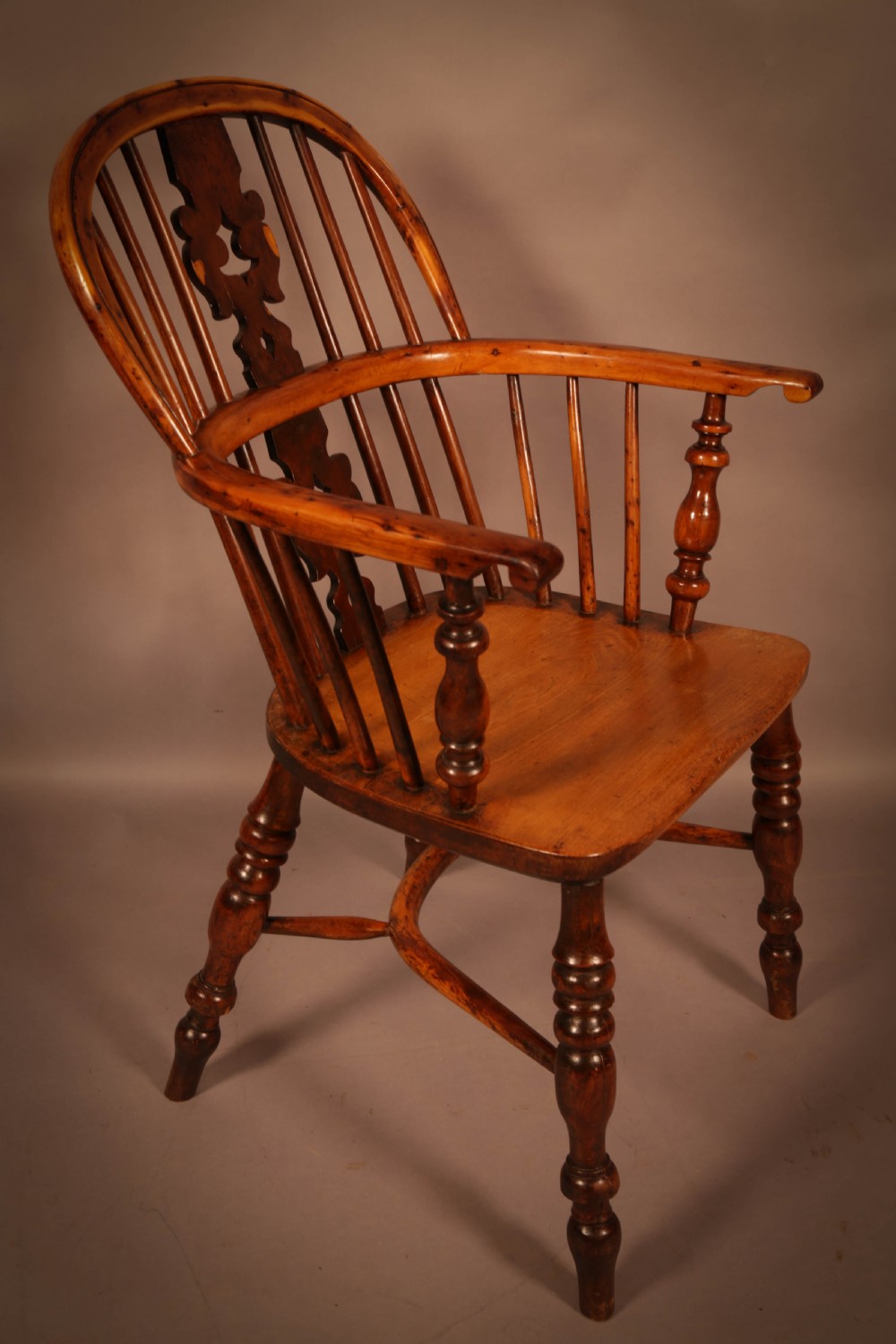 A Yew Wood Windsor Chair, Best Model by Allsop Worksop View II