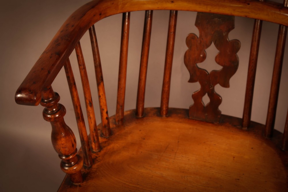 A Yew Wood Windsor Chair, Best Model by Allsop Worksop View VII