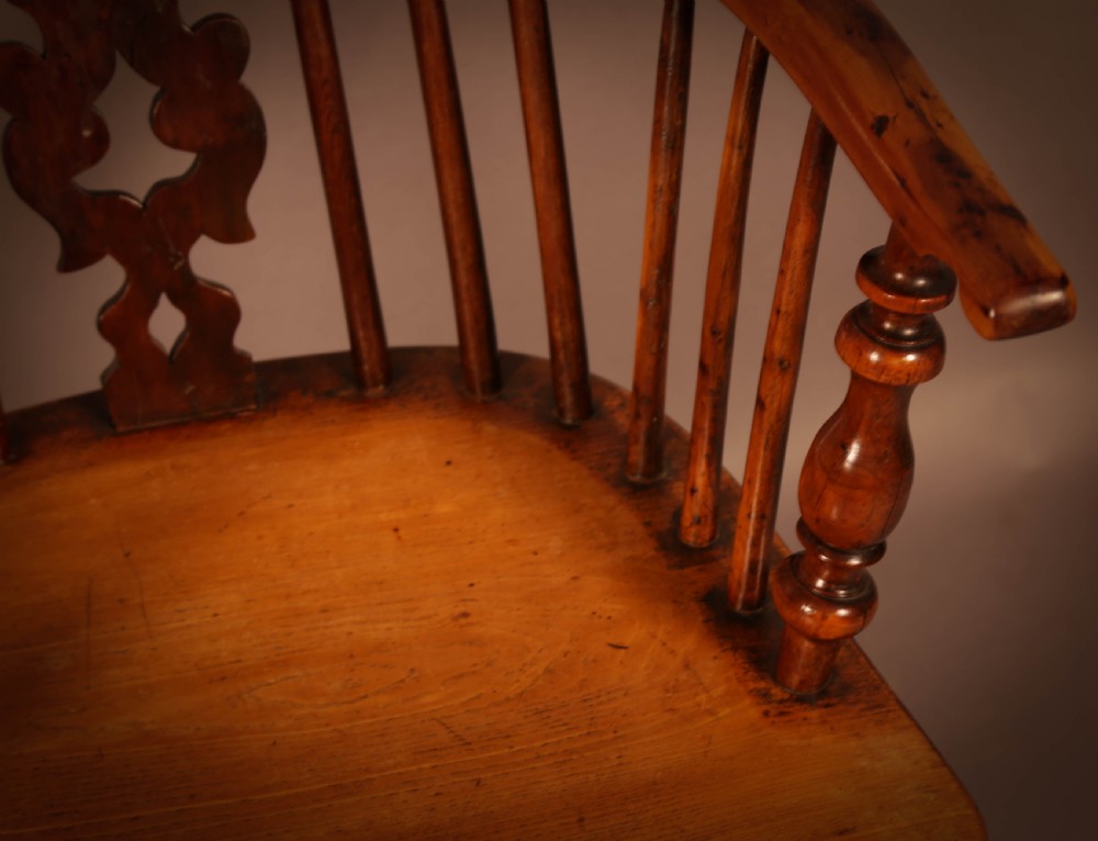 A Yew Wood Windsor Chair, Best Model by Allsop Worksop View VIII