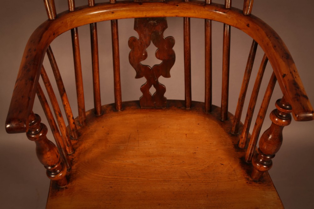 A Yew Wood Windsor Chair, Best Model by Allsop Worksop View IX