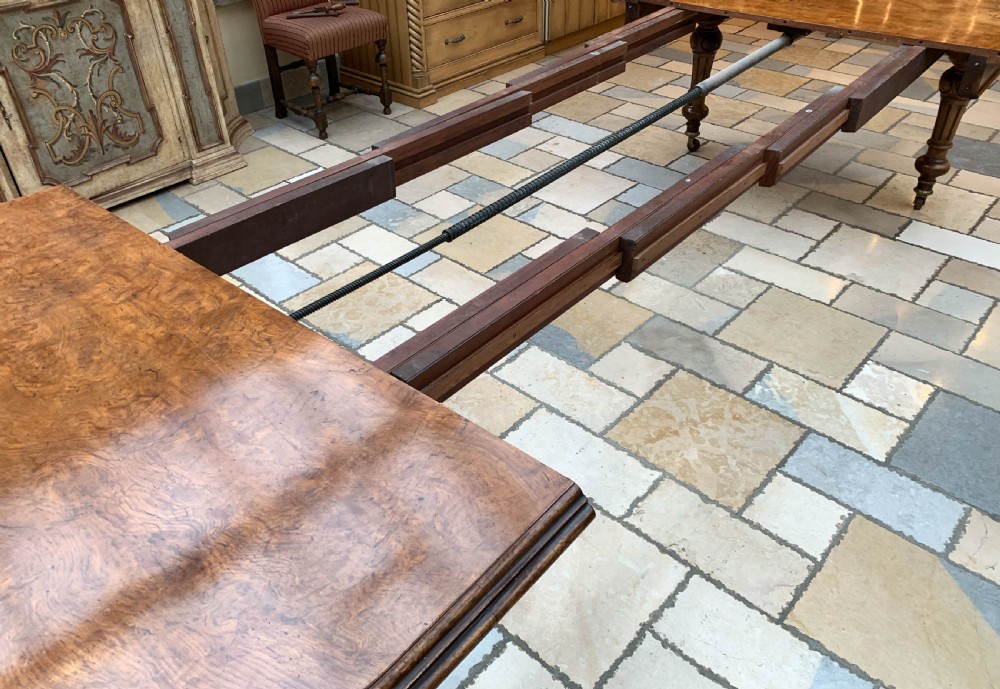 A Beutifull Pollard Oak Victorian Wind Out Extending Dining Table View XVI