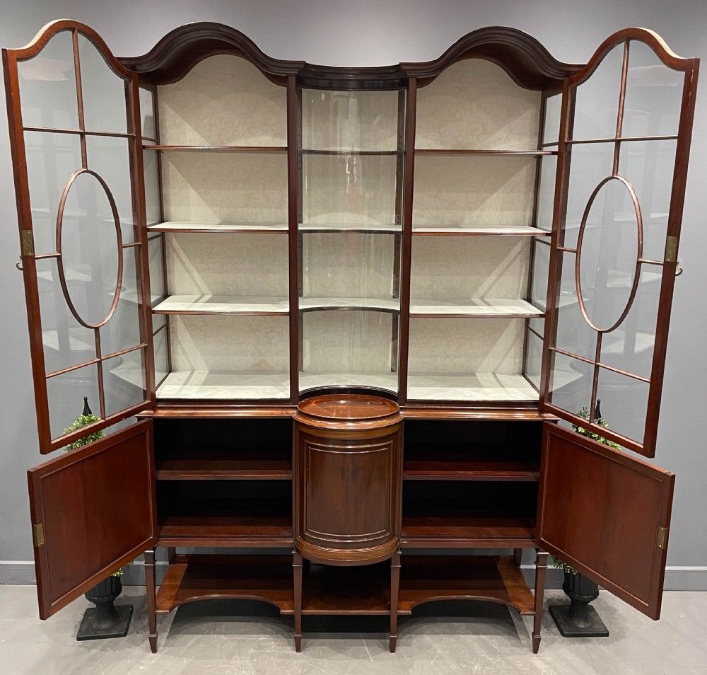 A Very Impressive Edwardian Display Cabinet in Mahogany View II