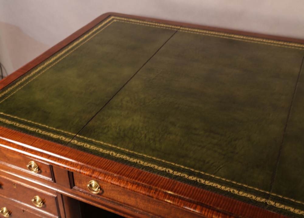 A Victorian Mahogany Partners Desk  View IV
