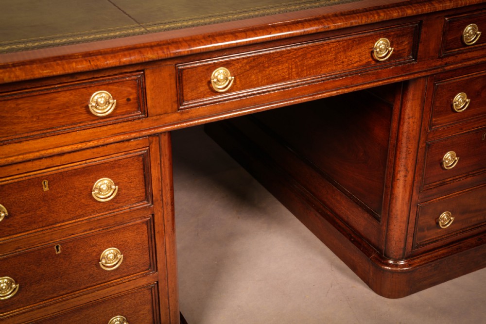 A Victorian Mahogany Partners Desk  View VI