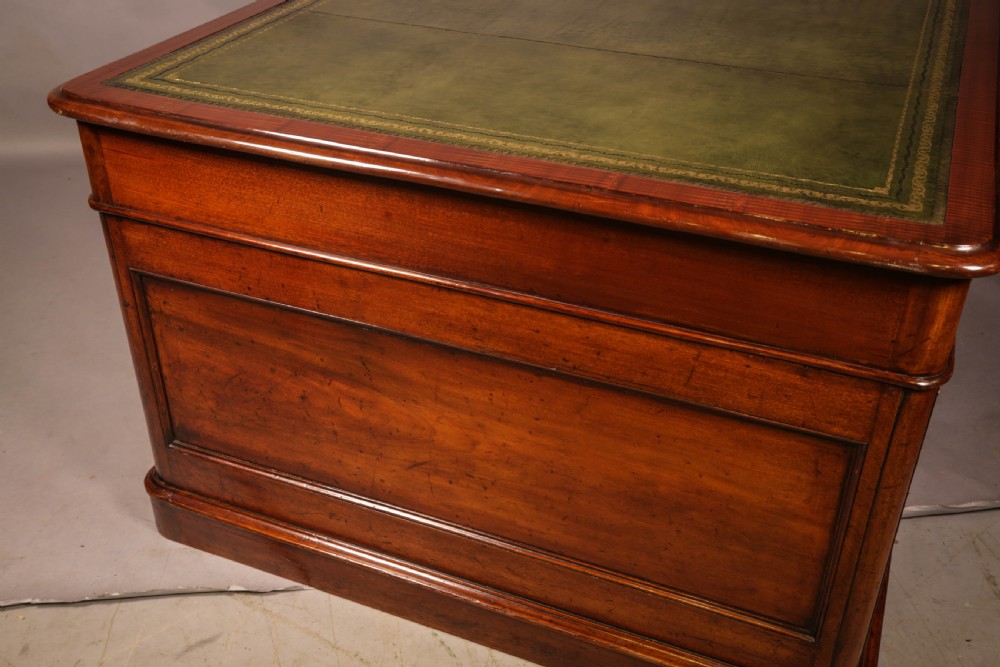 A Victorian Mahogany Partners Desk  View VIII