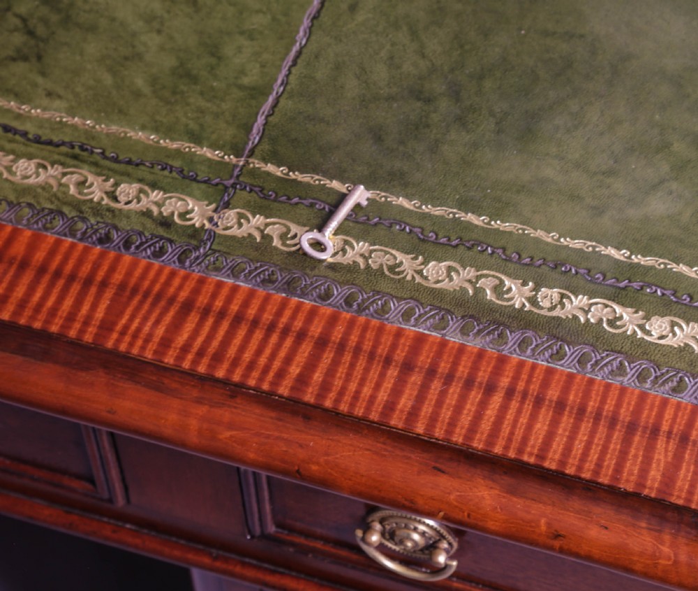 A Victorian Mahogany Partners Desk  View XII