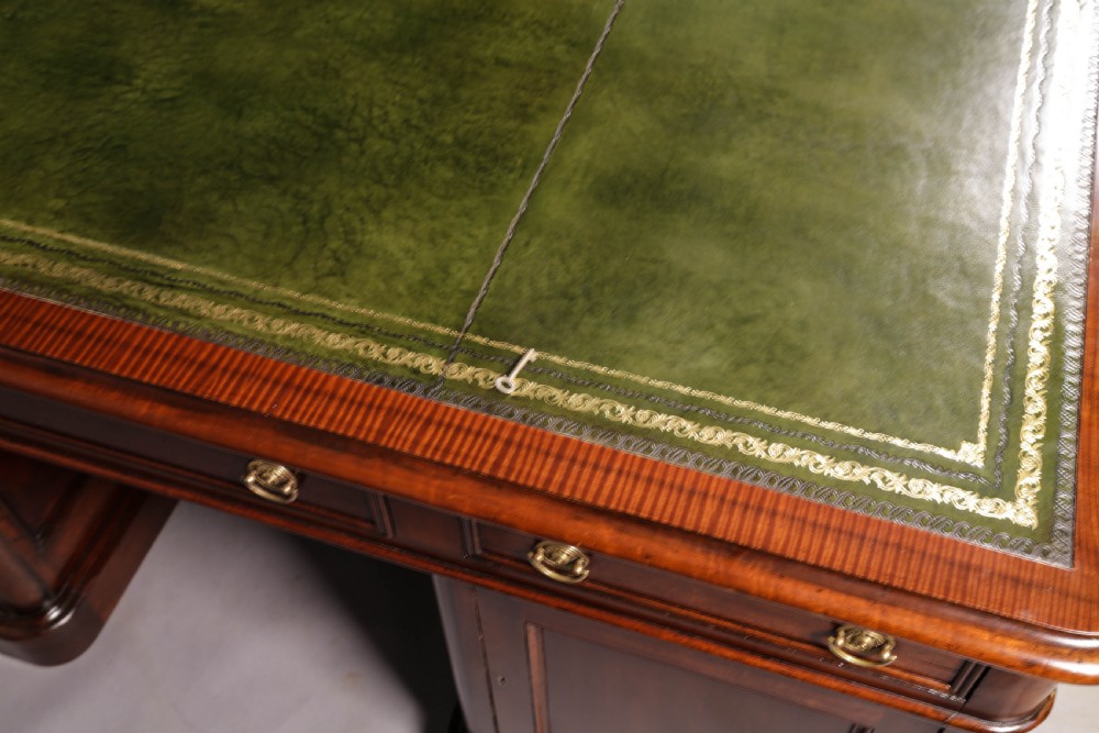 A Victorian Mahogany Partners Desk  View XIII