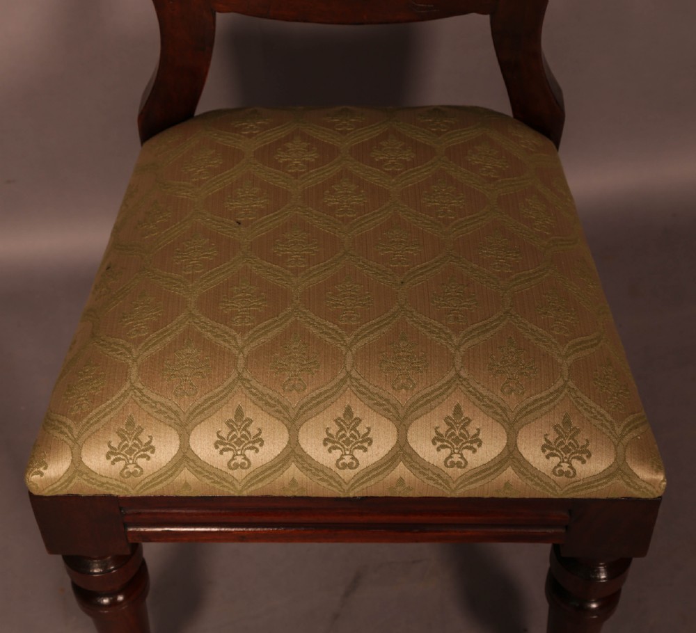 A Set of 12 Victorian Mahogany Balloon Back Dining Chairs View XII