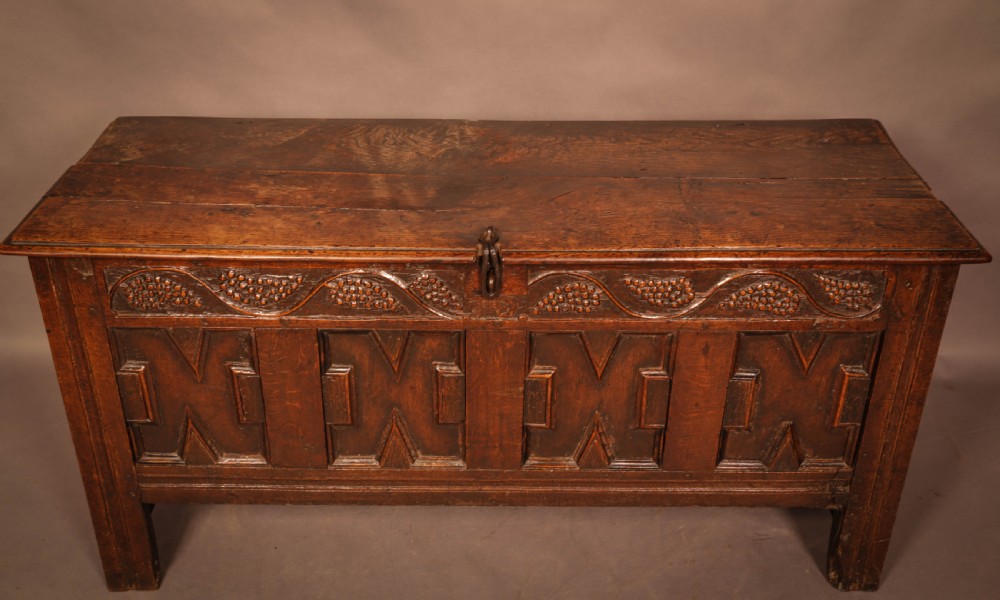 A 17th century Oak Coffer