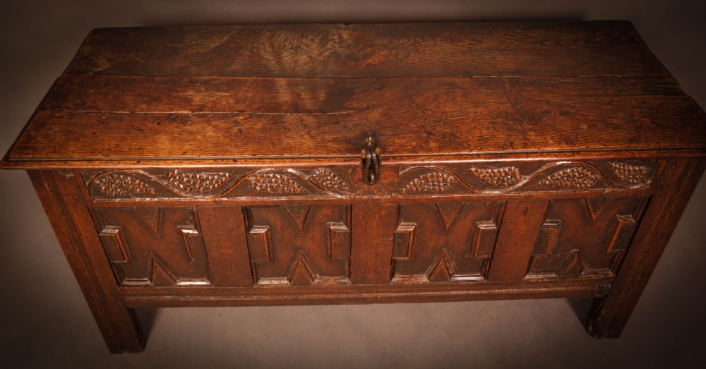 A 17th century Oak Coffer View VIII