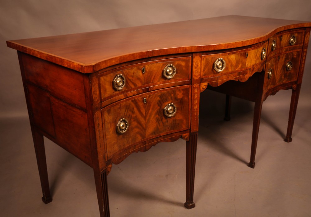 A Georgian Mahogany Sideboard with Inlay c 1760 View II