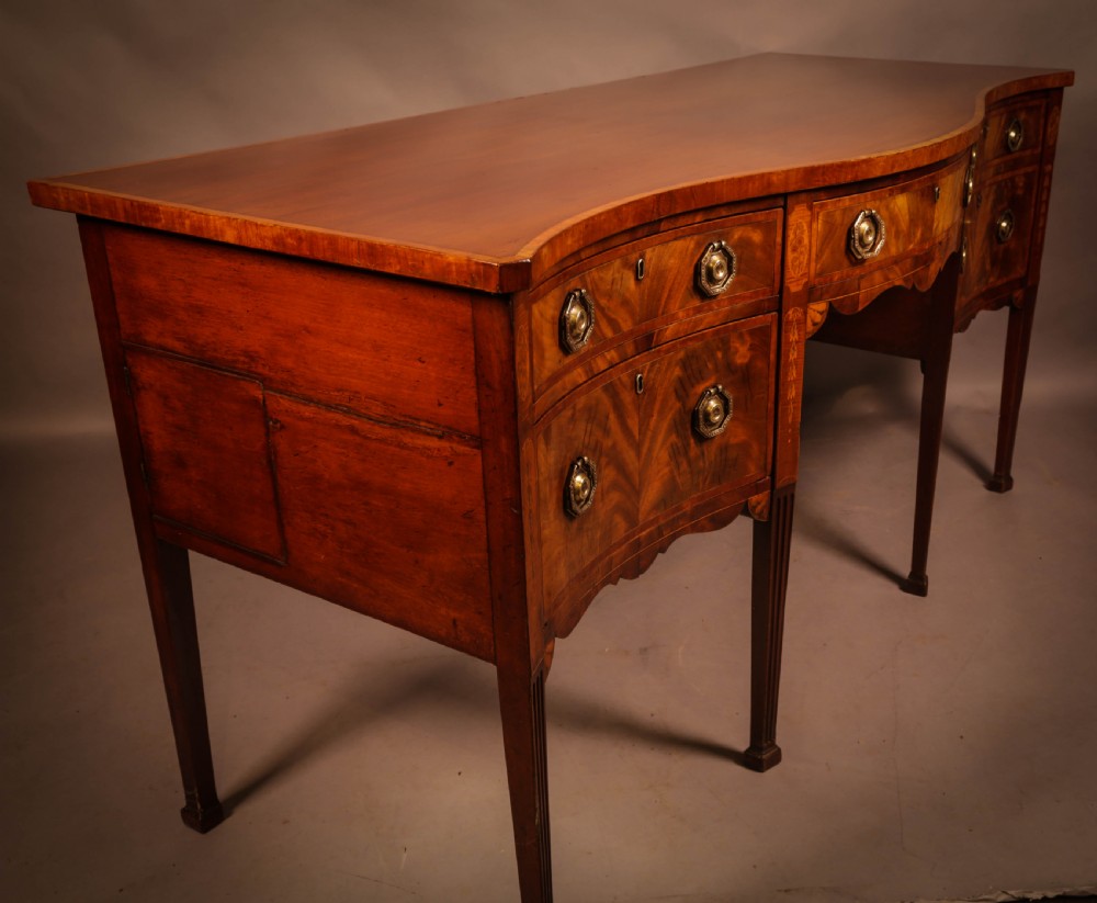 A Georgian Mahogany Sideboard with Inlay c 1760 View III