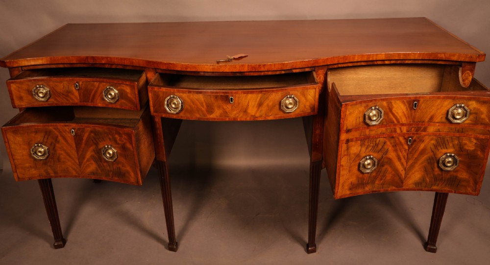 A Georgian Mahogany Sideboard with Inlay c 1760 View IV