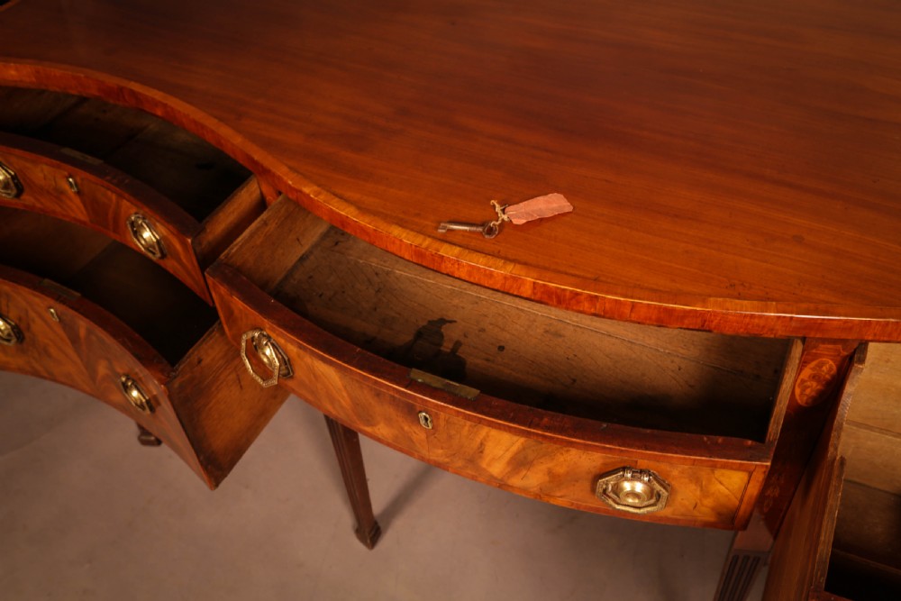 A Georgian Mahogany Sideboard with Inlay c 1760 View VI