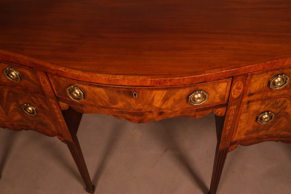A Georgian Mahogany Sideboard with Inlay c 1760 View IX