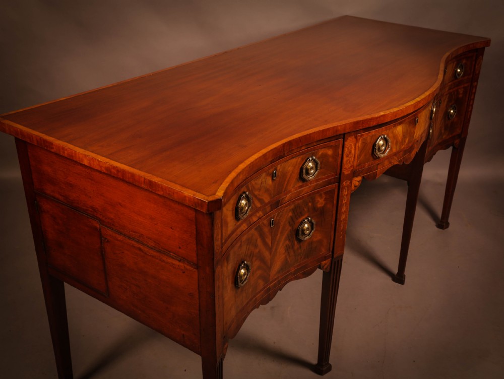 A Georgian Mahogany Sideboard with Inlay c 1760 View XIV