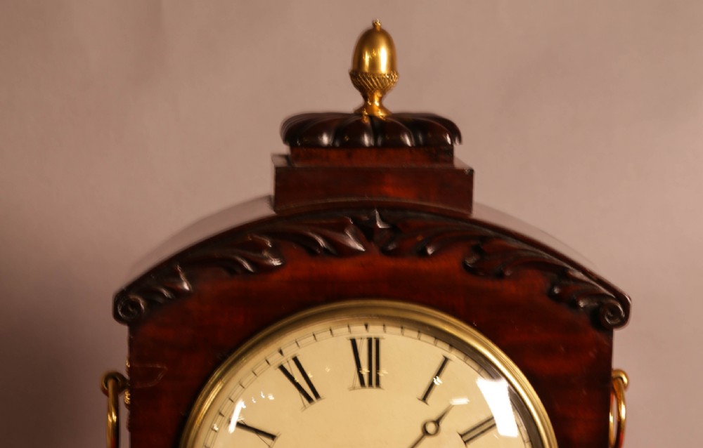 Regency Brass Inlaid Bracket Clock View II
