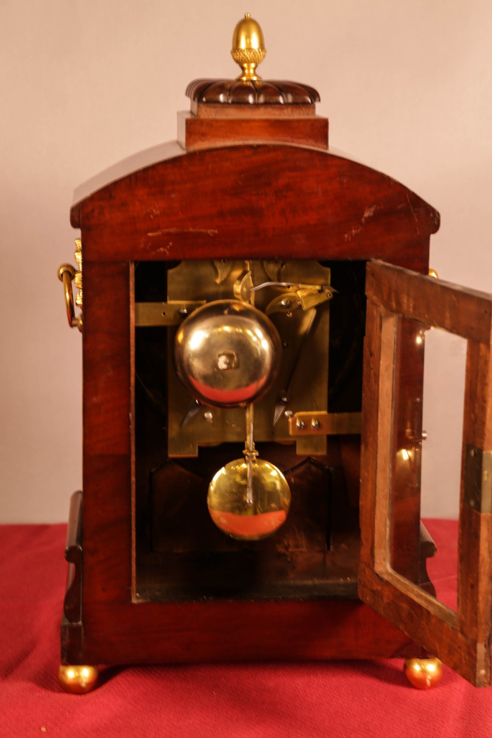 Regency Brass Inlaid Bracket Clock View VII