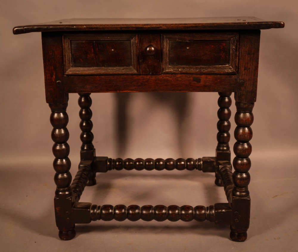 A 17th century Oak Side Table Small Size  View VIII