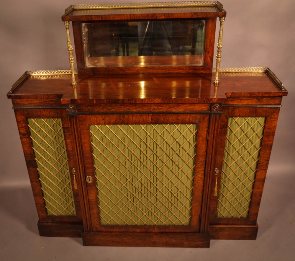 A Good Regency 3 Door Chiffonier