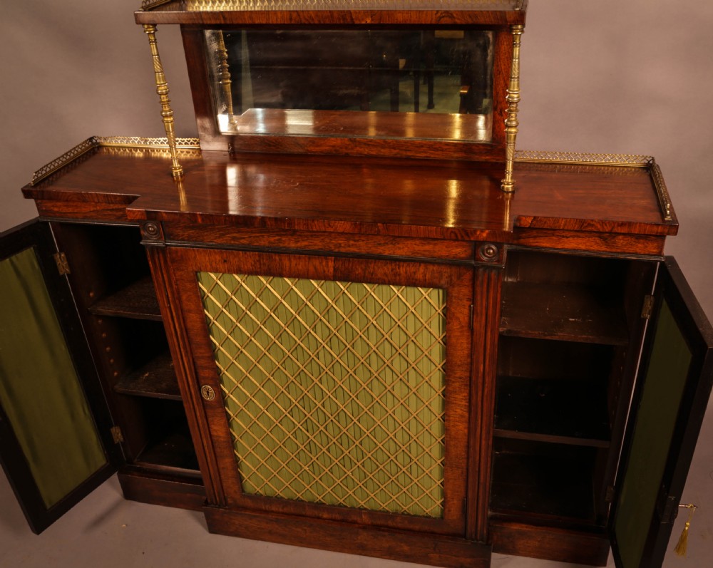 A Good Regency 3 Door Chiffonier View III