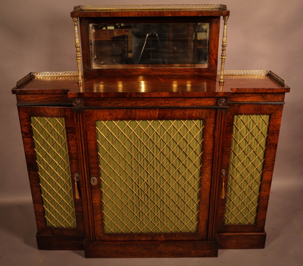 A Good Regency 3 Door Chiffonier View VI
