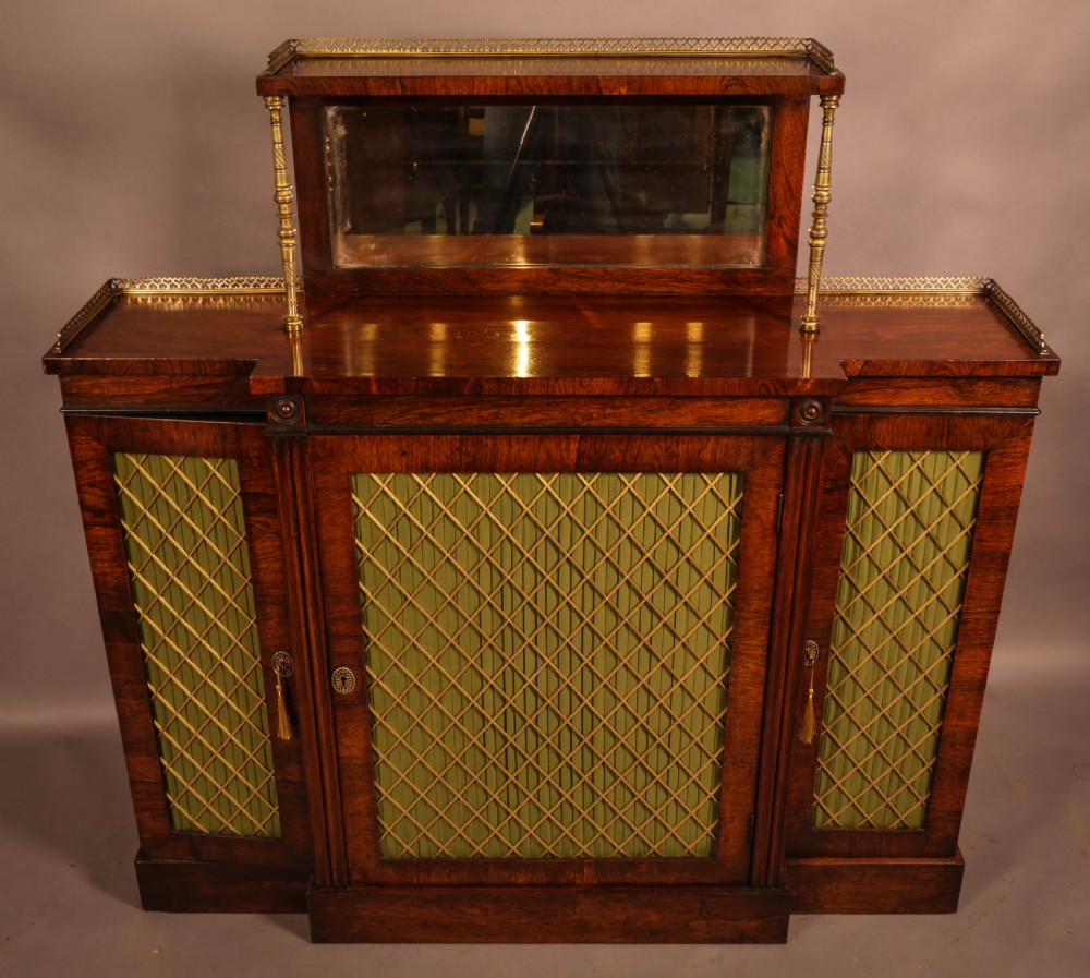 A Good Regency 3 Door Chiffonier View VII