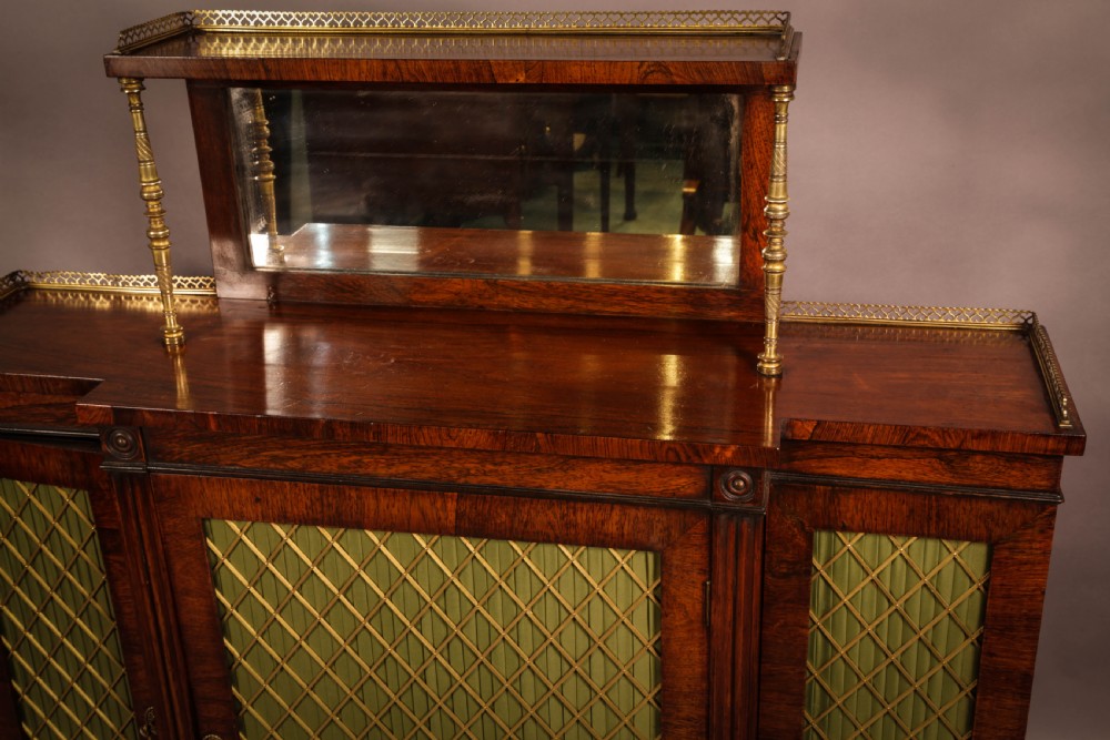 A Good Regency 3 Door Chiffonier View IX